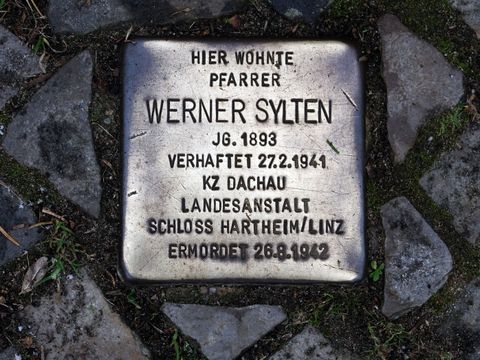 Bildvergrößerung: Stolperstein für Werner Sylten