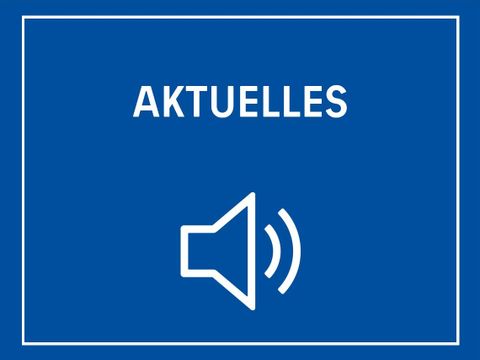 Grafik mit der Aufschrift "Aktuelles"