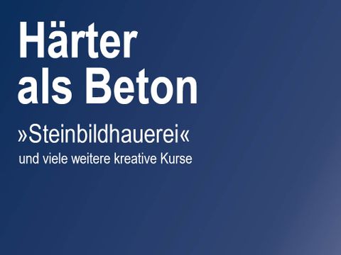 Slogan Härter als Beton