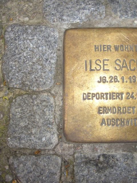 Stolperstein Ilse Sachs