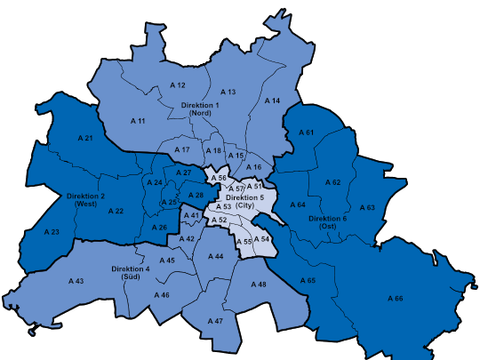 Bildvergrößerung: Polizei in den Bezirken 2020