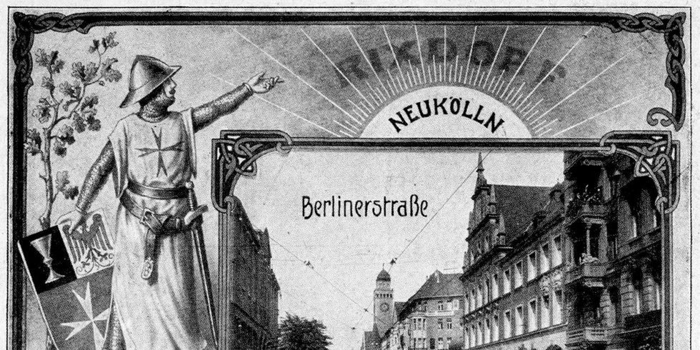 Postkarte Neukölln 1912