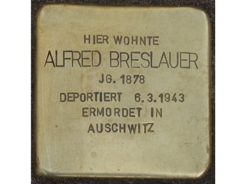 Stolperstein Alfred Breslauer