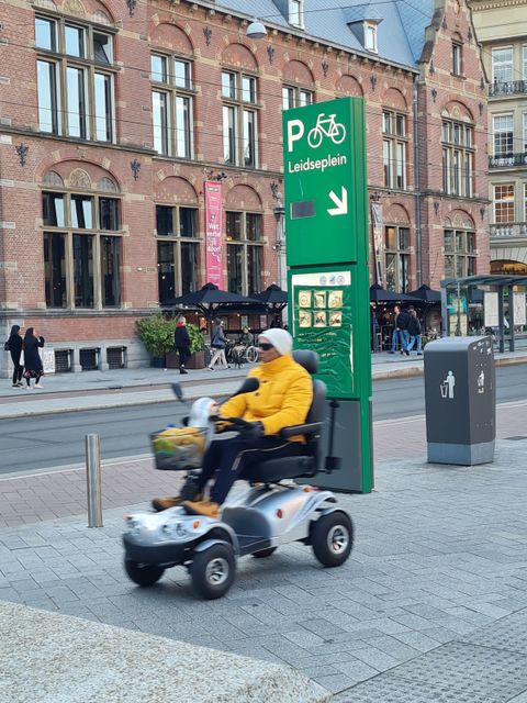 Bildvergrößerung: Fahrradparken am Leidseplein