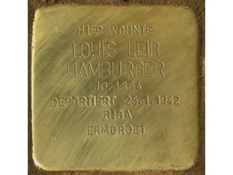 Stolperstein für Louis Hamburger