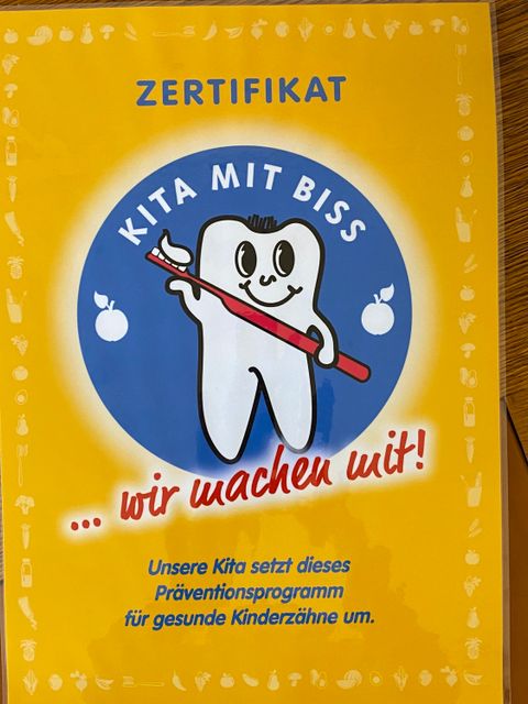 Zertifikat "Kita mit Biss"