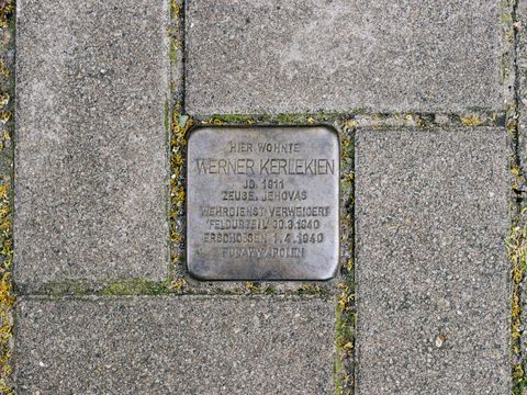 Bildvergrößerung: Stolperstein für Werner Kerlekien