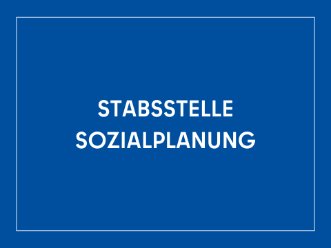 Kachel mit der Aufschrift Stabsstelle Sozialplanung