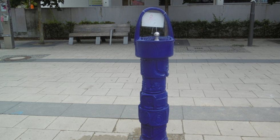 Brunnensäule am Eastgate Marzahn-Hellersdorf