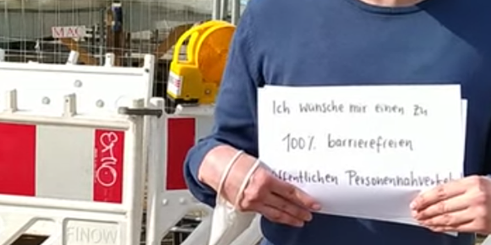 Vorschaubild - WegMitBarrieren "Barrierefrei ans Ziel?"