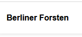 Name der Berliner Forsten