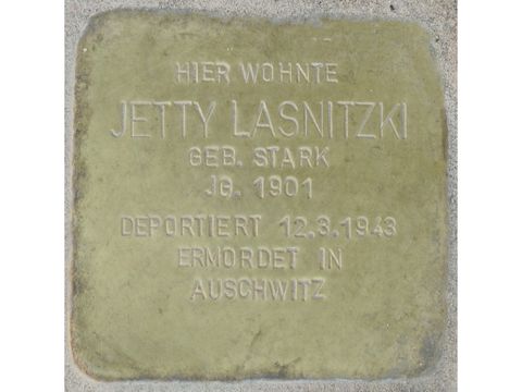 Stolperstein Jetty Lasnitzki