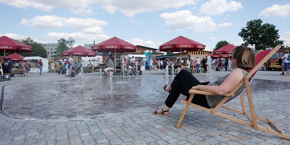 Fontänenfeld am Stadtgut Hellersdorf