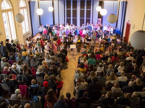 Tag der offenen Tür in der Musikschule in Friedrichshain