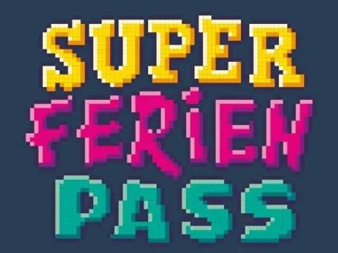 Schriftzug Super Ferien Pass