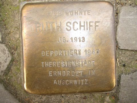 Stolperstein für Ruth Schiff, 27.07.2011