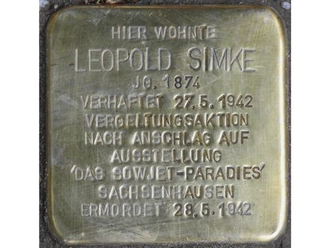 Stolperstein Leopold Simke 