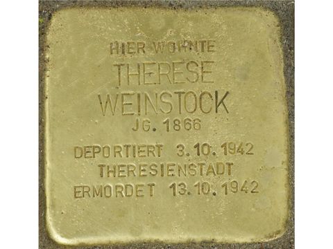 Stolperstein Therese Weinstock