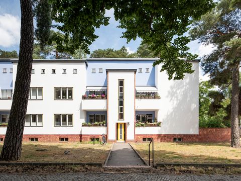 Bildvergrößerung: Geschossbau von Bruno Taut in der Waldsiedlung