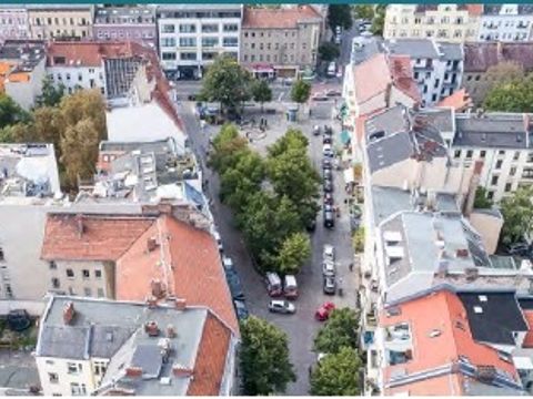 Karl-Marx-Platz von oben