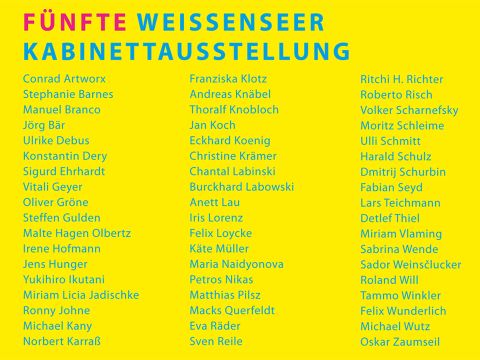 Fünfte Weißenseer Kabinettausstellung