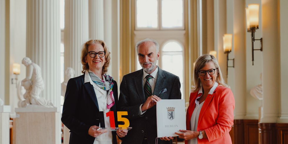 vlnr Anne Lolas, Markus Grünewald, Martina Klement