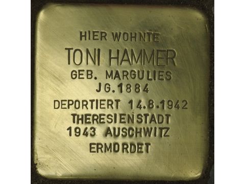 Stolperstein Toni Hammer