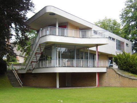 Im Bauhaus-Stil: Das Schminke-Haus in Löbau