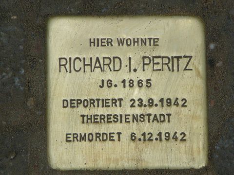 Stolperstein für Richard Isidor Peritz