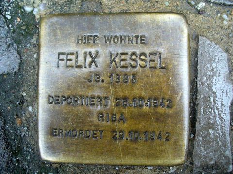 Stolperstein für Felix Kessel