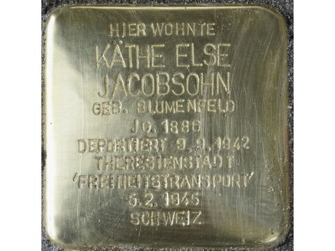 Stolperstein Käthe Else Jacobsohn - Schlüterstr. 31