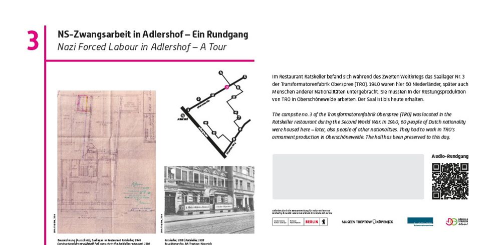 Audiorundgang Ns-Zwangsarbeit in Adlershof Station 3 