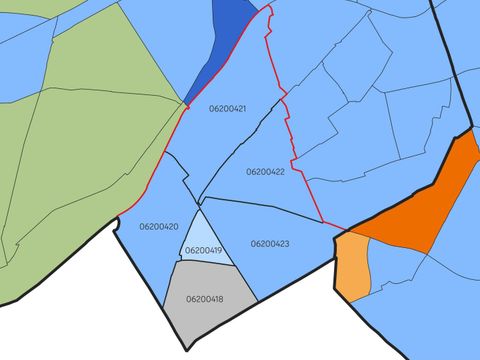 Karte der Bezirksregion Ostpreußendamm mit den Ergebnissen des Monitoring Soziale Stadt. 