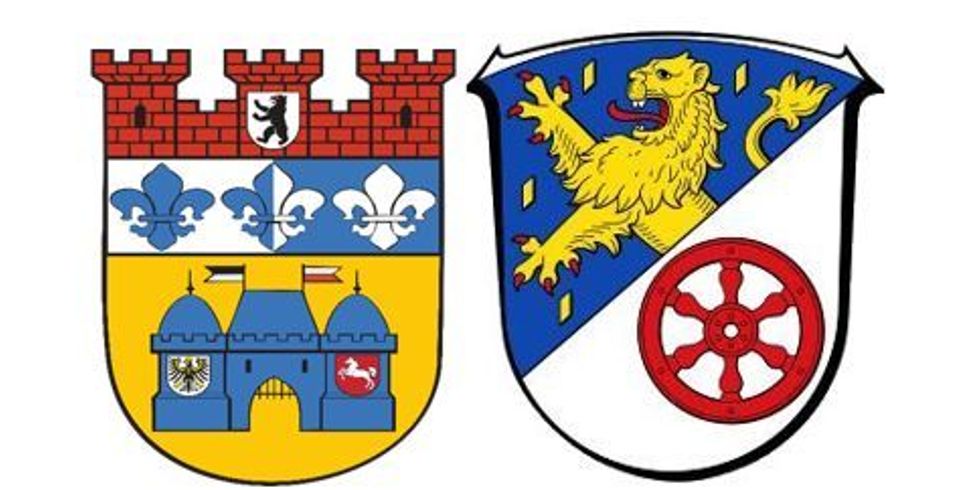 Wappen von Charlottenburg-Wilmersdorf und Landkreis Rheingau-Taunus