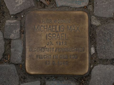 Stolperstein Michaelis Max Israel