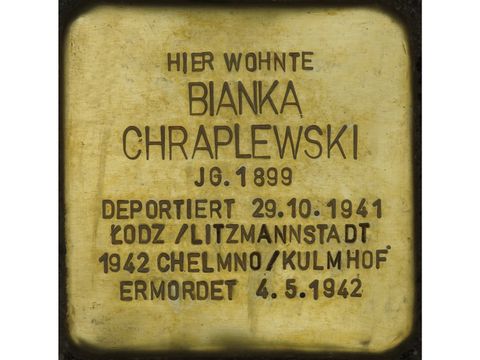 Stolperstein Bianka Chraplewski