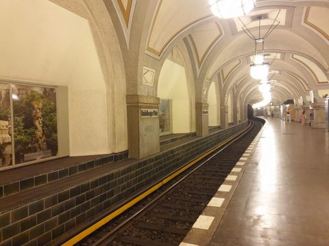 U3 Heidelberger Platz, Bahnsteig