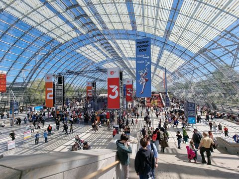 Glashalle der Buchmesse