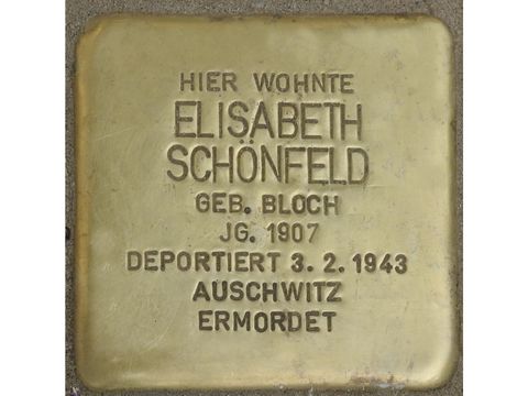 Stolperstein Elisabeth Schönfeld