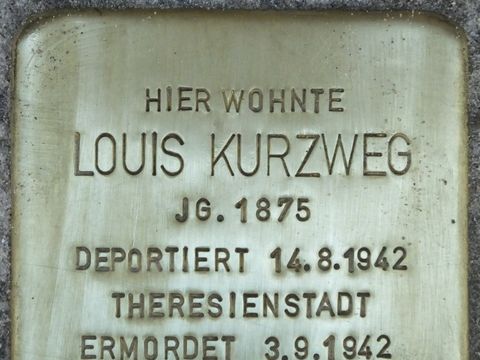 Stolperstein Louis Kurzweg, 2014
