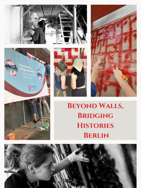 Bildvergrößerung: Projekt Mural der Deutsch Polnischen Gesellschaft zusammen mit dem Bezirksamt Treptow Köpenick