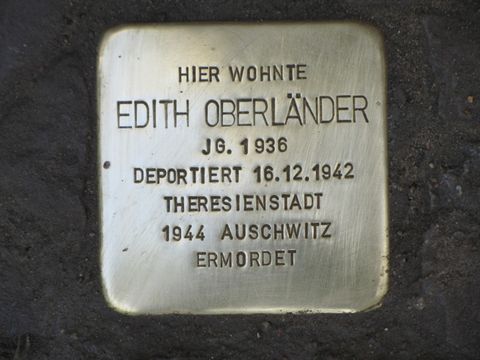 Stolperstein Edith Oberländer