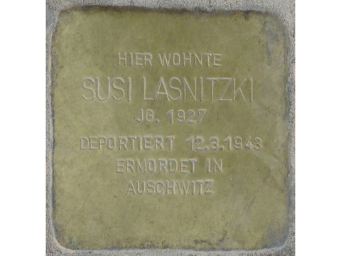 Stolperstein Susi Lasnitzki