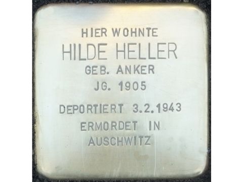 Bildvergrößerung: Stolperstein Hilde Heller