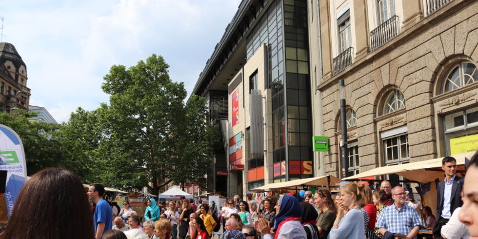 Publikum beim Europafest