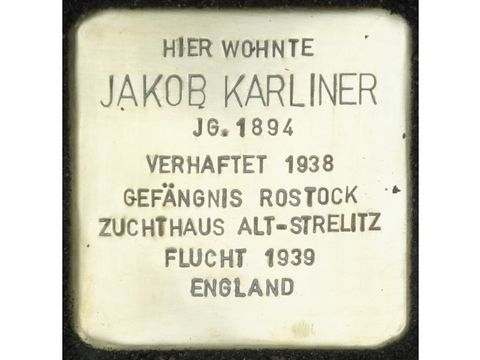 Stolperstein Jakob Karliner