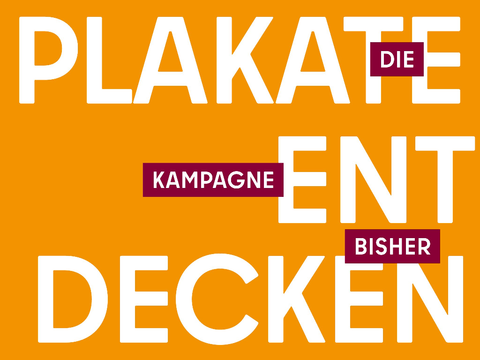 Plakatkampagne Teaser Plakate