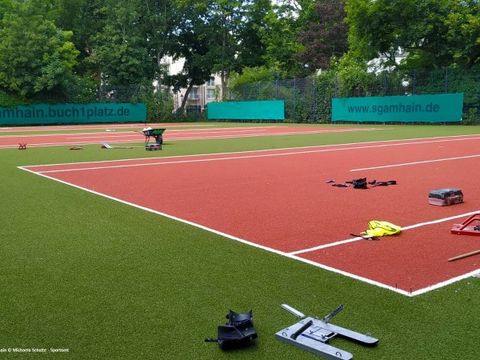 Sanierung der Tennisplätze im Volkspark Friedrichshain