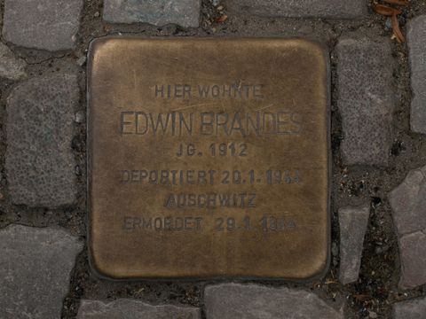 Stolperstein Edwin Brandes