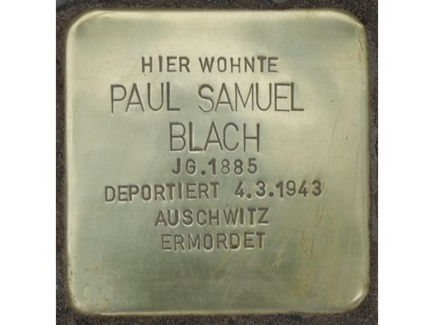 Stolperstein Paul Samuel Blach